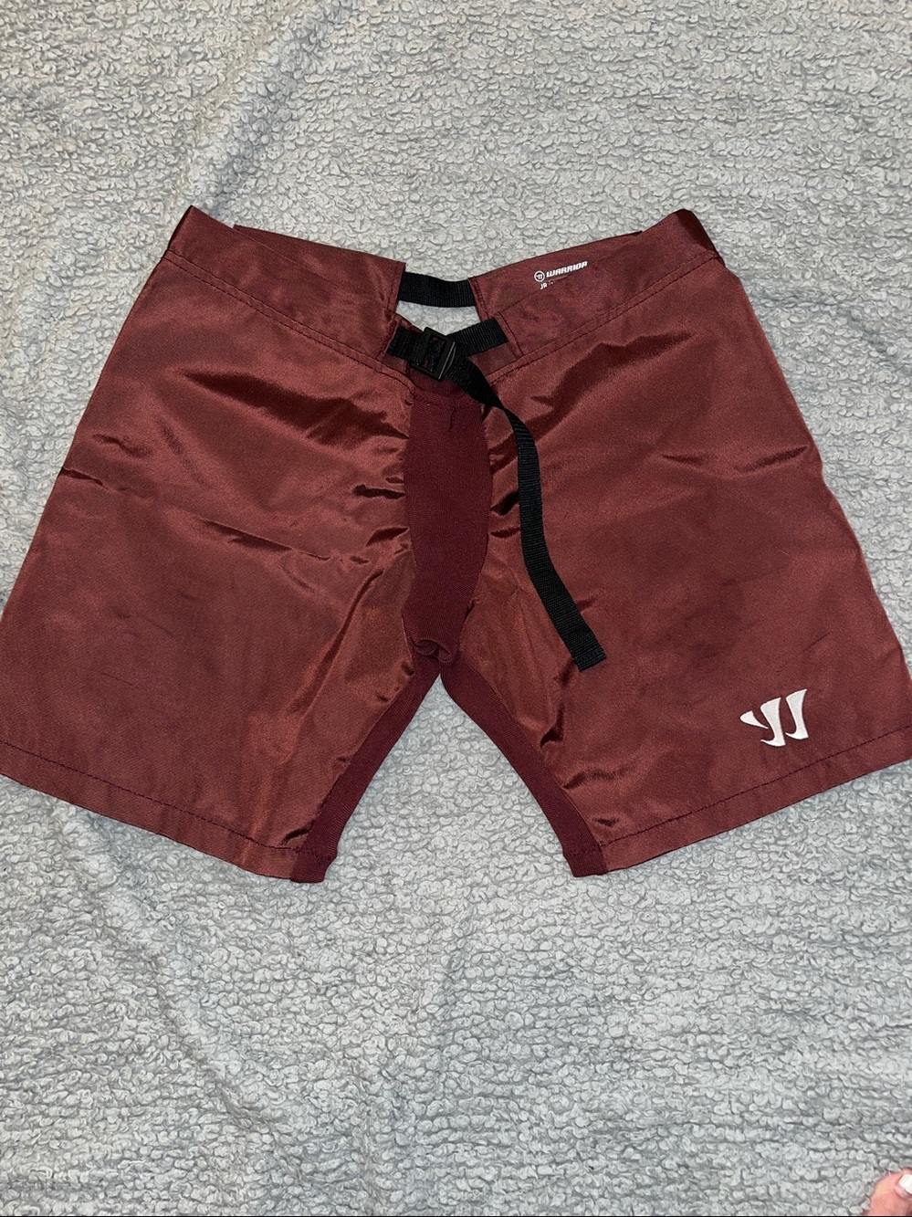 Warrior Brand Nylon Crimson Dark Red Ice Hockey Jr. X Large T Grand Shorts Pants